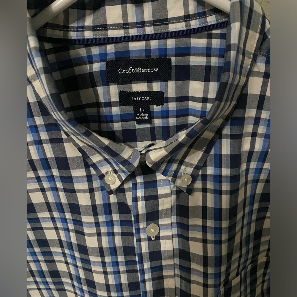 Croft&Barrow Men’s Short Sleeve - L